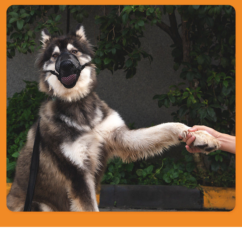 O cão respirável de alta qualidade ajustável dos anti-misfeeding bens açaima a tampa confortável da boca do cão