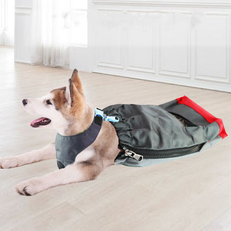 O saco respirável do arrasto do cão para o saco de portador paralizado dos animais de estimação protege os membros 100g da caixa
