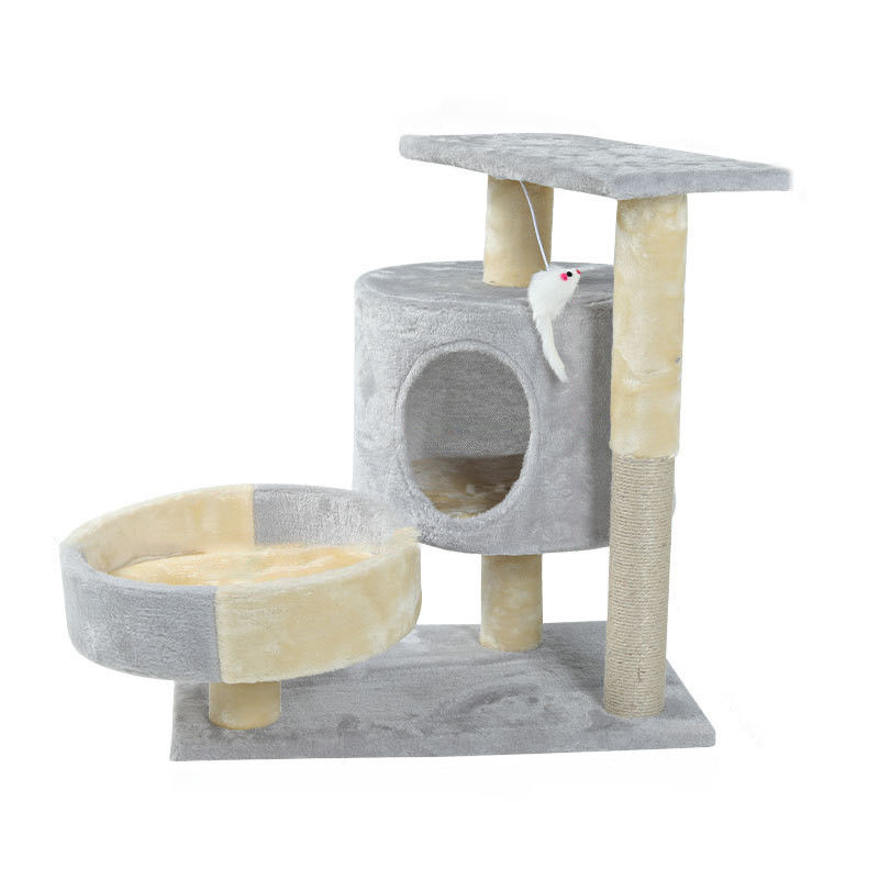 Multi condomínio nivelado Cat Climber Tower Sisal Large de madeira Cat Scratching Post