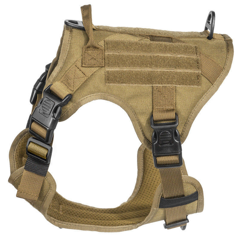 Chicote de fios militar tático do cão da veste com segurança tática do ODM Molle da curvatura para o serviço &amp; a veste militar de formação do cão