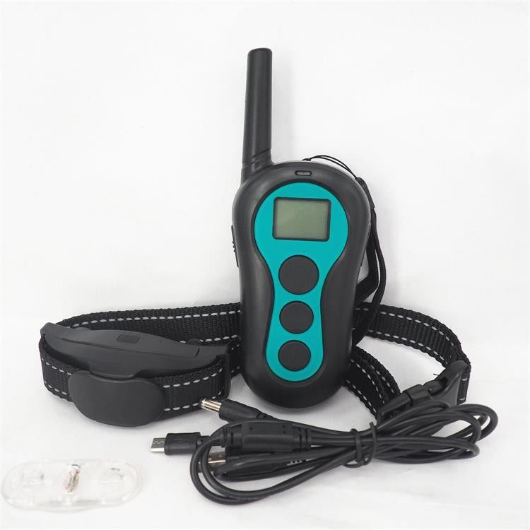 Colar de controle remoto de choque elétrico dos produtos recarregáveis impermeáveis do treinamento do animal de estimação para cães