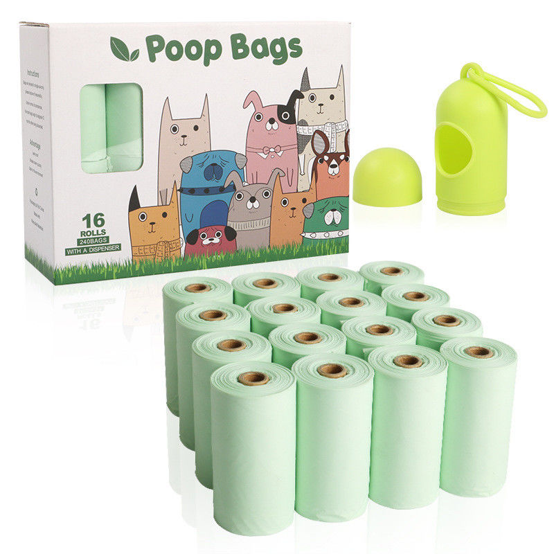 O desperdício biodegradável do cão da prova do escape ensaca com o Dispeners para o cachorrinho