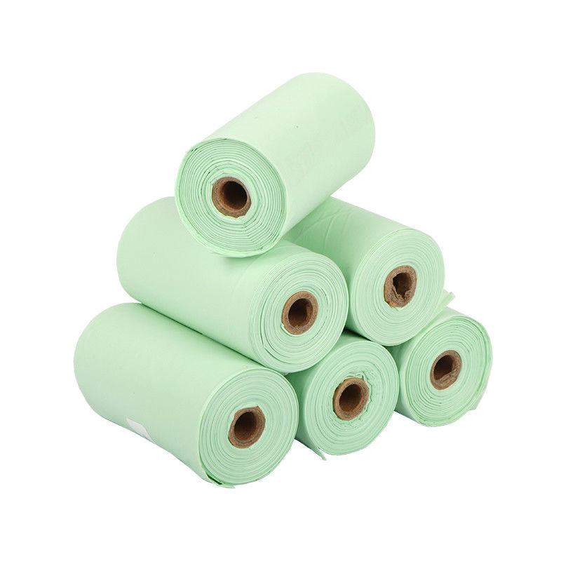 O tombadilho biodegradável livre plástico Compostable do cão de 100% ensaca com distribuidor
