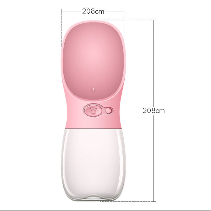 Garrafa de água dobrável portátil do cão do copo da bebida 12-20OZ para andar