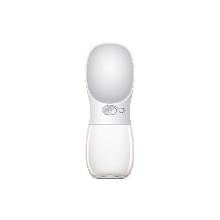 Fonte bebendo do cão portátil exterior do silicone do produto comestível do copo da garrafa de água do animal de estimação 12OZ