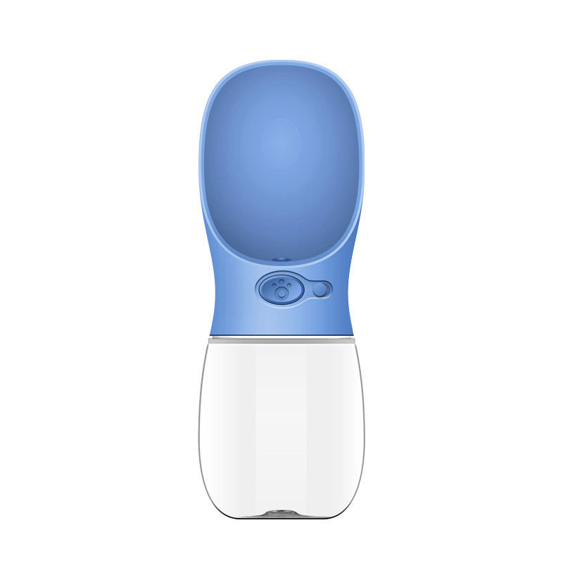 Fonte bebendo do cão portátil exterior do silicone do produto comestível do copo da garrafa de água do animal de estimação 12OZ
