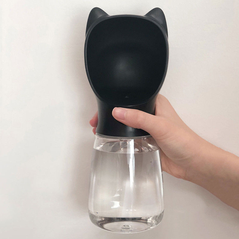Prova dobrável do escape do distribuidor da garrafa de água do cão dos buldogues 17oz