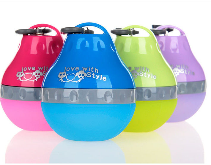 Garrafa de água do cão do silicone do alimento 7 onças estilo de um amor de 14 onças para animais de estimação pequenos